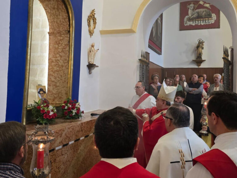 Recibimiento de las reliquias del beato José Vigil cabrerizo